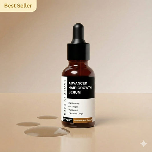 Advanced Hair Growth Serum. with Redensyl, Rosemary, Rice Water (30ml)                                                   ⭐4.8 | 1.2K Reviews